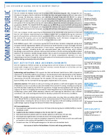 CDC Division of Global HIV  TB Country Profile Dominican Republic September 2022