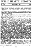 Public health reports  v 25 no 25 NOVEMBER 11 1910