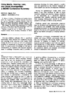 Otitis media hearing loss and child development a NICHD conference summary