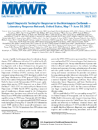 Rapid Diagnostic Testing for Response to the Monkeypox Outbreak  Laboratory Response Network US May 17June 30 2022