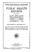 Public Health Reports  v 46 no 46  cover