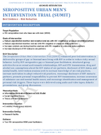 Seropositive Urban Mens Intervention Trial SUMIT