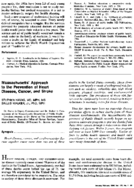 Massachusetts approach to the prevention of heart disease cancer and stroke