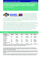 Swaziland HIV Incidence Measurement Survey 2 A PopulationBased HIV Impact Assessment SHIMS2 20162017 Summary Sheet Preliminary Findings