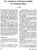 New standards of chemical quality for drinking water