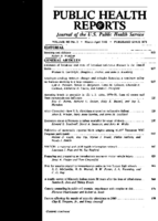 Public Health Rep  v 103 no 2  table of contents