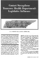 Contact strengthens Tennessee health departments legislative influence