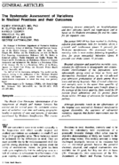 The systematic assessment of variations in medical practices and their outcomes