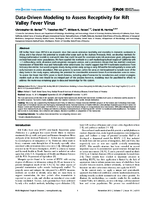 DataDriven Modeling to Assess Receptivity for Rift Valley Fever Virus