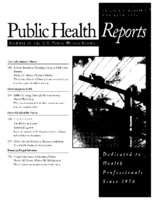 Public Health Reports  v 111 no 3  table of contents