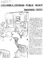 Columbus Georgia public health training center for sanitary engineers