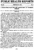 Public health reports  v 33 no 8 FEBRUARY 22 1918