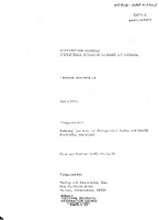 Instructor manual Industrial hygiene chemistry course lesson number 11