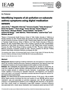 Identifying impacts of air pollution on subacute asthma symptoms using digital medication sensors