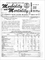 Morbidity and Mortality Weekly Report Vol 16 No 41 week ending October 14 1967