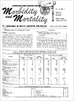 Morbidity and Mortality Weekly Report Vol 14 No 5 week ending February 6 1965