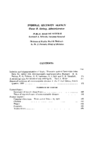 Public Health Reports  v 66 no 15  table of contents