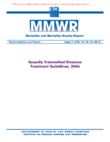 Morbidity and Mortality Weekly Report Recommendations and Reports August 4 2006  Vol 55  No RR11