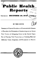 Public Health Reports  v 55 no 51  cover