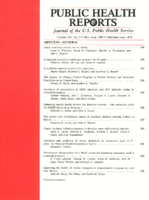 Public Health Reports  v 104  no 3  cover