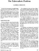The tuberculosis problem