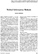 Medical Information Methods