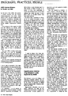 PROGRAMS PRACTICES PEOPLE