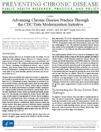 Advancing Chronic Disease Practice Through the CDC Data Modernization Initiative