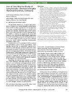 Use of Zoo Mice in Study of Lymphocytic Choriomeningitis Mammarenavirus Germany