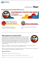 Respiratory Protection Week 2022