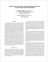 The NIOSH Shield Hydraulics Inspection and Evaluation of Leg Data Shield Computer Program
