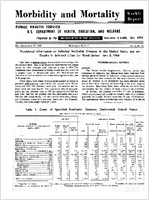 Morbidity and Mortality Weekly Report For release June 12 1959 Vol 8 No 22