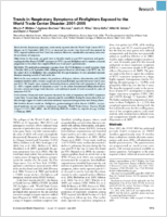 Trends in Respiratory Symptoms of Firefighters Exposed to the World Trade Center Disaster 20012005 2009