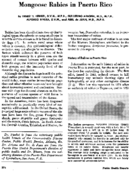 Mongoose rabies in Puerto Rico