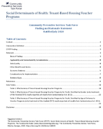 Social Determinants of Health TenantBased Housing Voucher Programs