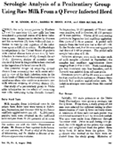 Serologic analysis of a penitentiary group using raw milk from a Q fever infected herd