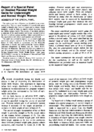 Report of a special panel on desired prenatal weight gains for underweight and normal weight women
