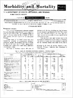 Morbidity and Mortality Weekly Report Vol 13 No 41 for Release October 16 1964