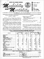 Morbidity and Mortality Weekly Report Vol 21 No 17 week ending April 29 1972