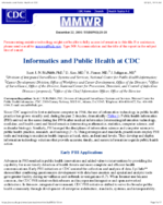 Informatics and Public Health at CDC