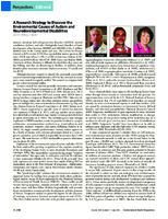 A Research Strategy to Discover the Environmental Causes of Autism and Neurodevelopmental Disabilities