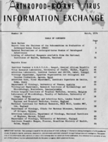 ArthropodBorne Virus Information Exchange Number 26 March 1974