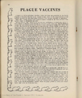 Plague vaccines