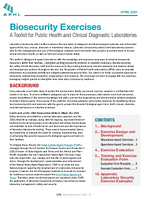 Biosecurity Exercises A Toolkit for Public Health and Clinical Diagnostic Laboratories