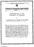 Public Health Reports December 11 1942 Sulfanilamide in the treatment of leprosy