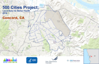 500 Cities Project Local Data for Better Health 2016 Concord CA