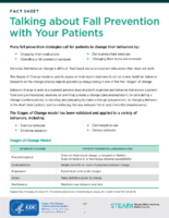 Talking about fall prevention with your patients