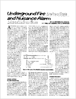 Underground Fire Detection and Nuisance Alarm Discrimination
