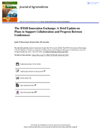 The IFISH Innovation Exchange A Brief Update on Plans to Support Collaboration and Progress Between Conferences