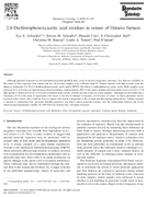 24Dichlorophenoxyacetic Acid Residues in Semen of Ontario Farmers